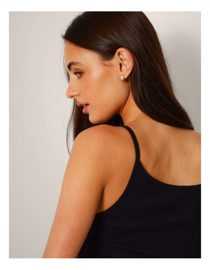 Cami Tank In Black image 6