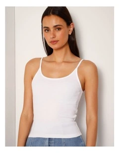Cami Tank In Bright White