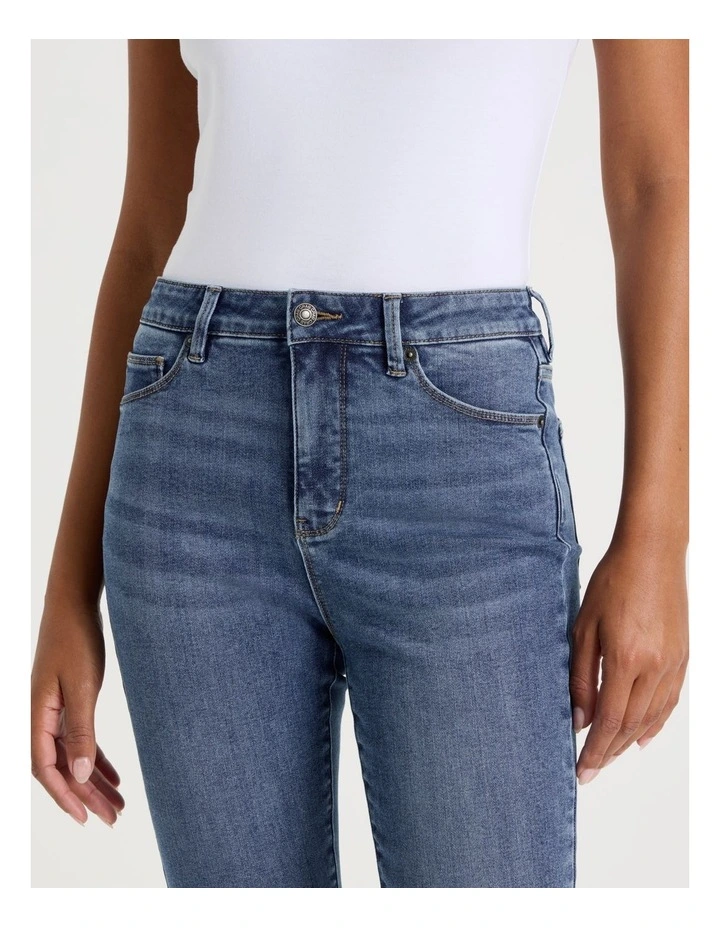 Skinny Shape In Jean In Medium Indigo image 3