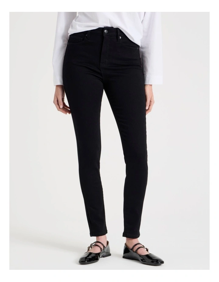 Skinny Shape Jean in Black image 2
