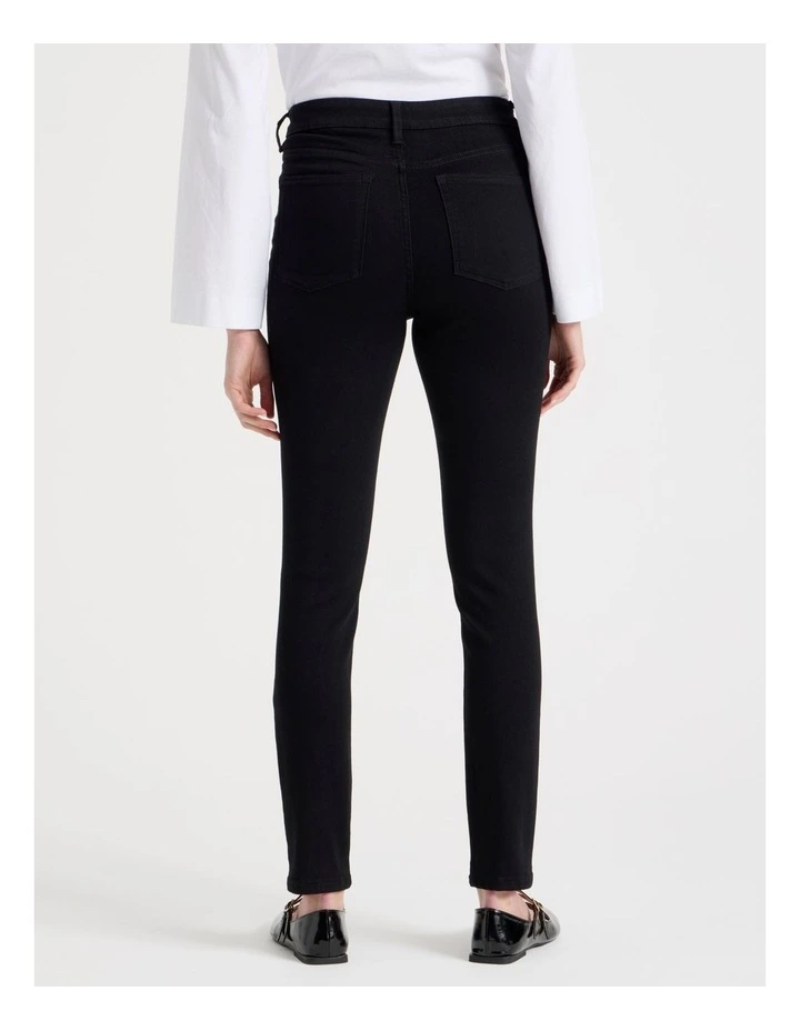 Skinny Shape Jean in Black image 5