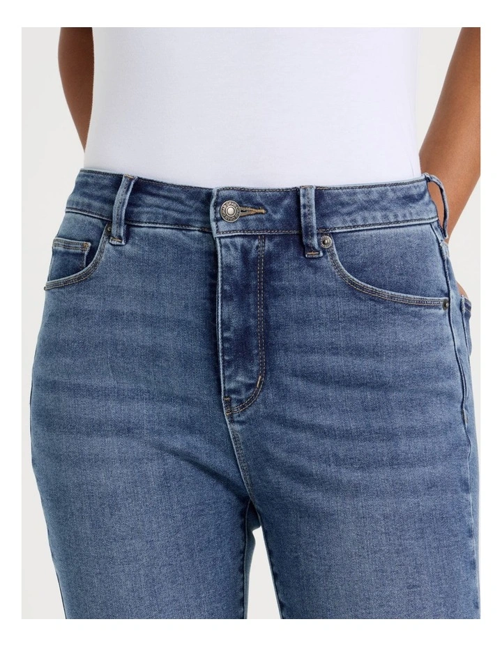 Skinny Shape In Jean In Short Inseam In Medium Indigo image 3