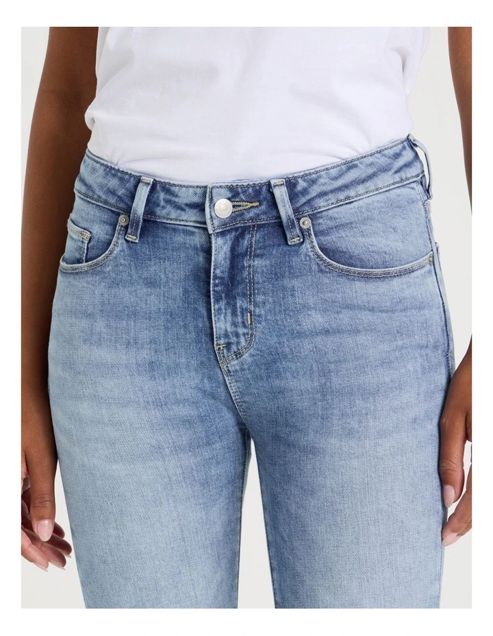 Ankle Skinny Low Rise Jean in Light Indigo image 3