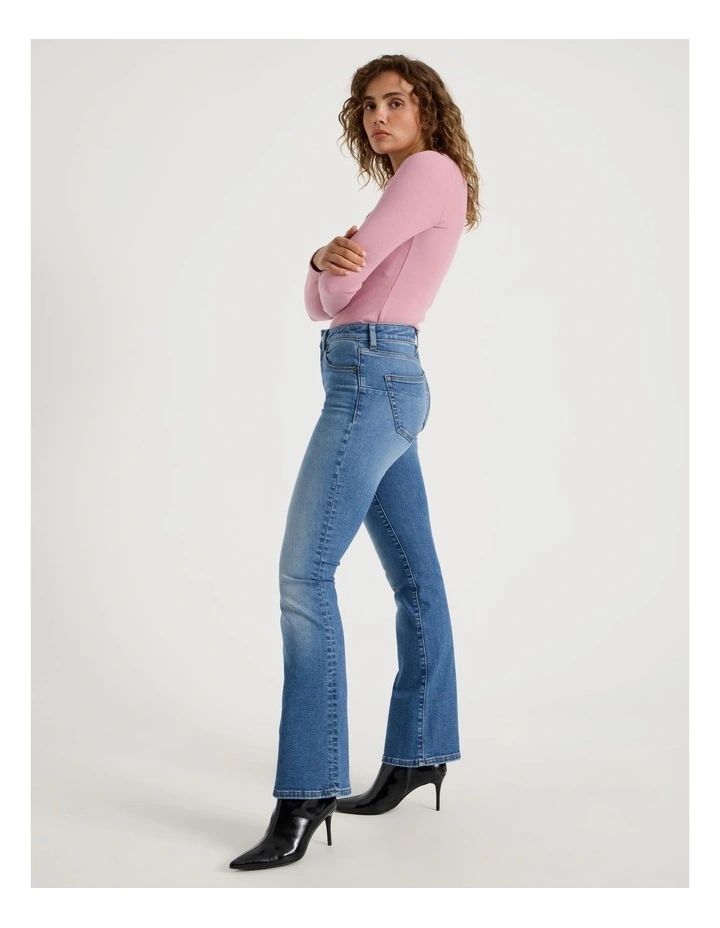 Sculpt Bootcut Mid Rise Jean In Bright Indigo image 1