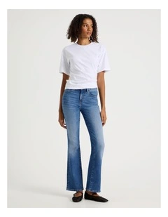 Sculpt Bootcut Mid Rise Jean In Bright Indigo