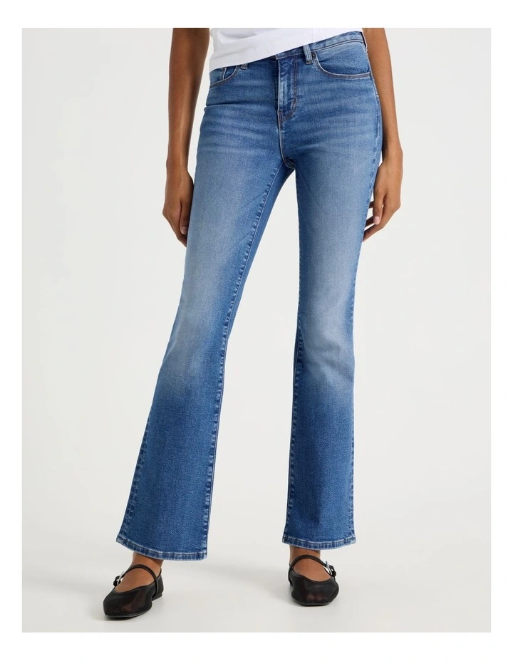 Sculpt Bootcut Mid Rise Jean In Bright Indigo image 2