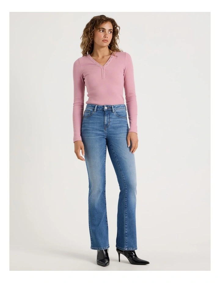 Sculpt Bootcut Mid Rise Jean In Bright Indigo image 3