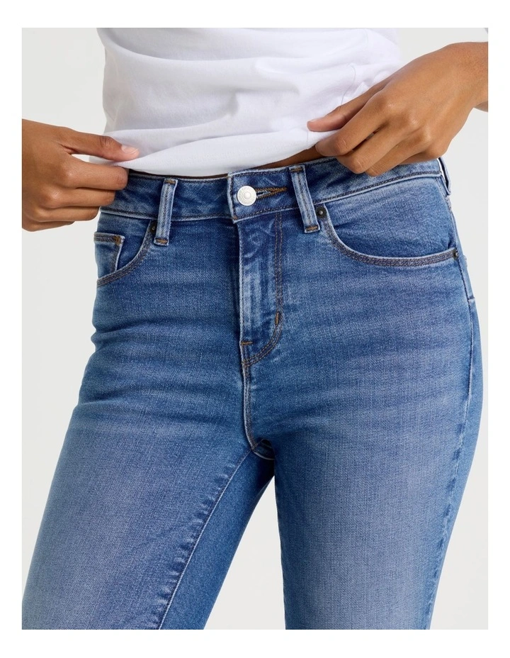 Sculpt Bootcut Mid Rise Jean In Bright Indigo image 3