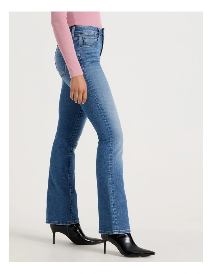 Sculpt Bootcut Mid Rise Jean In Bright Indigo image 4