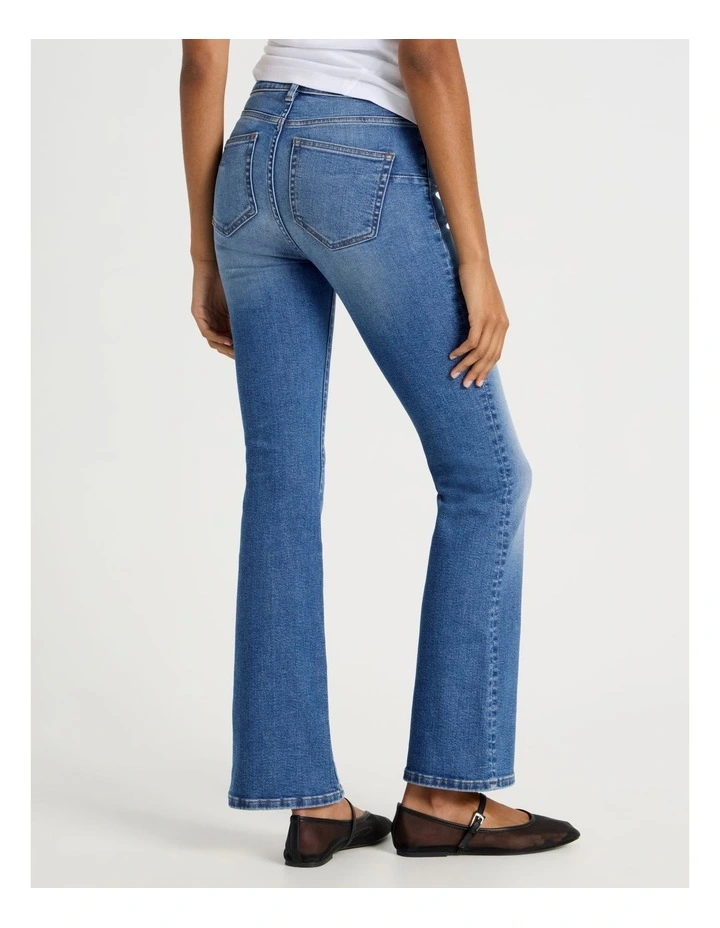 Sculpt Bootcut Mid Rise Jean In Bright Indigo image 4