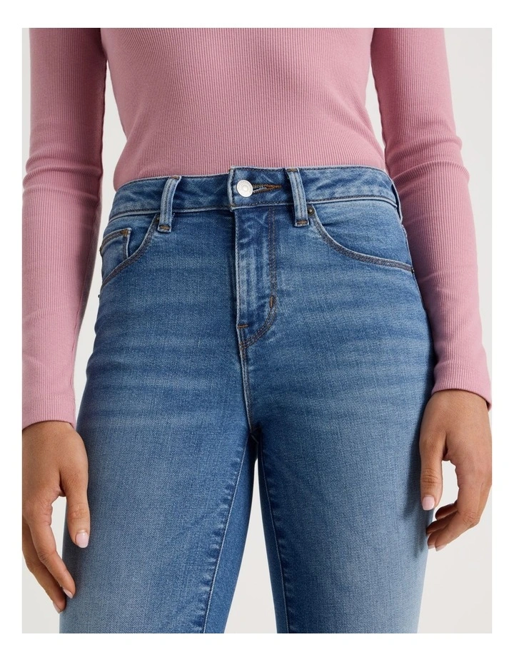 Sculpt Bootcut Mid Rise Jean In Bright Indigo image 5