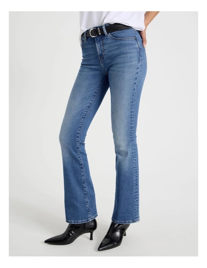 Sculpt Bootcut Mid Rise Jean In Bright Indigo image 5