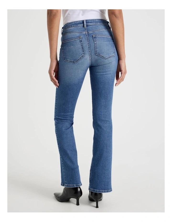 Sculpt Bootcut Mid Rise Jean In Bright Indigo image 6