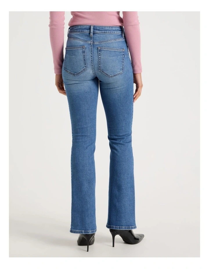 Sculpt Bootcut Mid Rise Jean In Bright Indigo image 6
