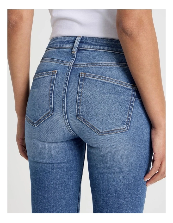 Sculpt Bootcut Mid Rise Jean In Bright Indigo image 7