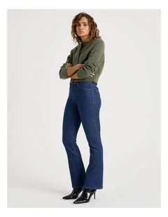 Sculpt Bootcut Mid Rise Jeans in Rinse