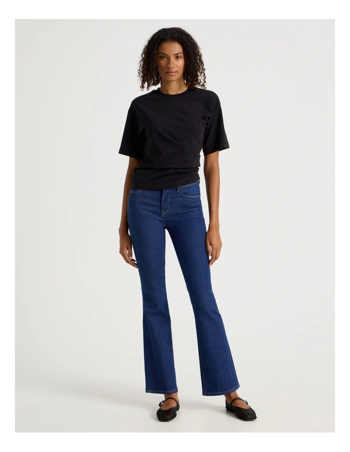 Sculpt Bootcut Mid Rise Jeans in Rinse image 2