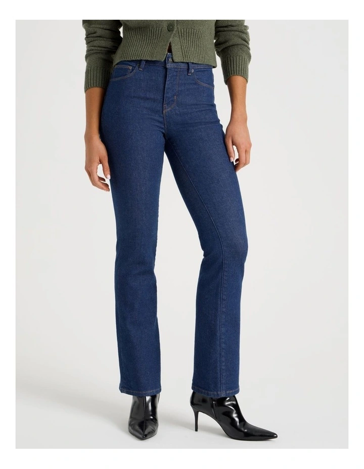 Sculpt Bootcut Mid Rise Jeans in Rinse image 2