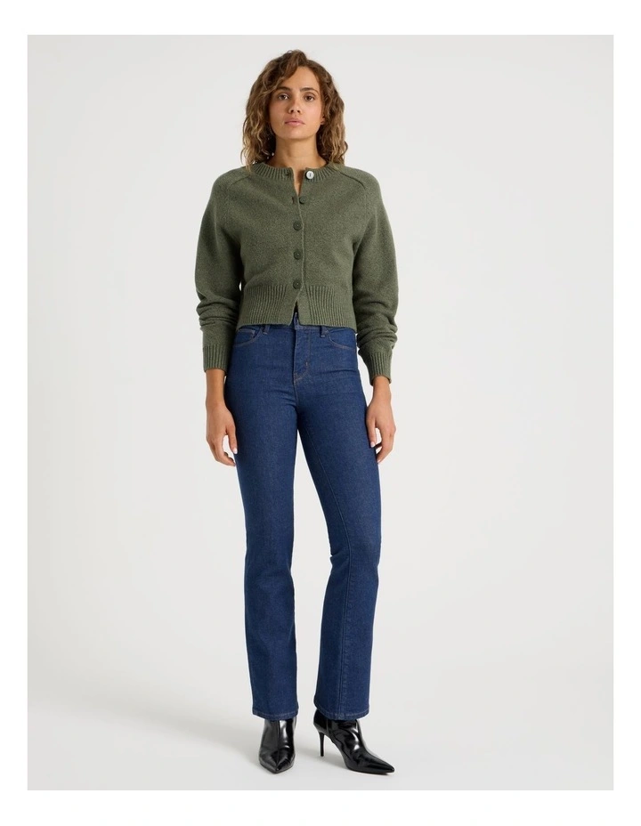 Sculpt Bootcut Mid Rise Jeans in Rinse image 3