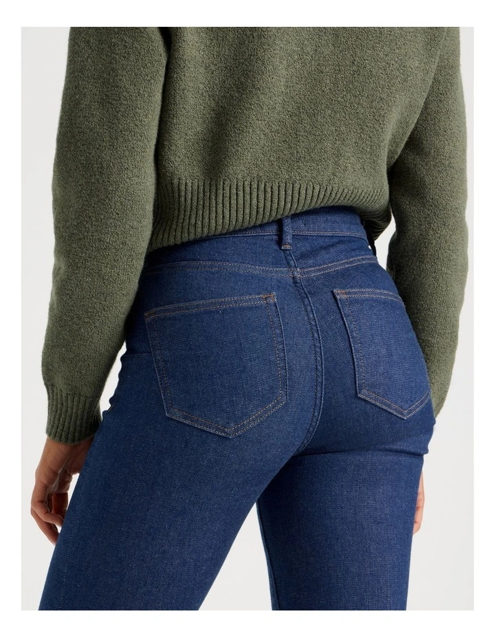 Sculpt Bootcut Mid Rise Jeans in Rinse image 7