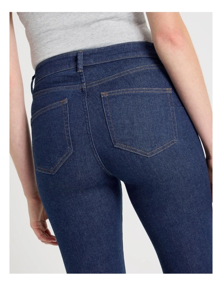 Sculpt Bootcut Mid Rise Jeans in Rinse image 7