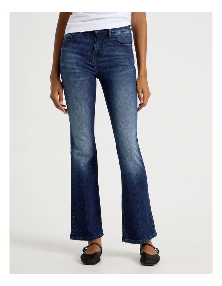 Sculpt Bootcut Mid Rise Jean in Medium Indigo image 2