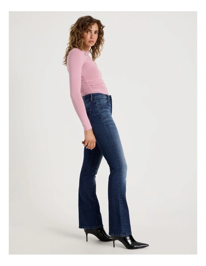 Sculpt Bootcut Mid Rise Jean in Medium Indigo image 3