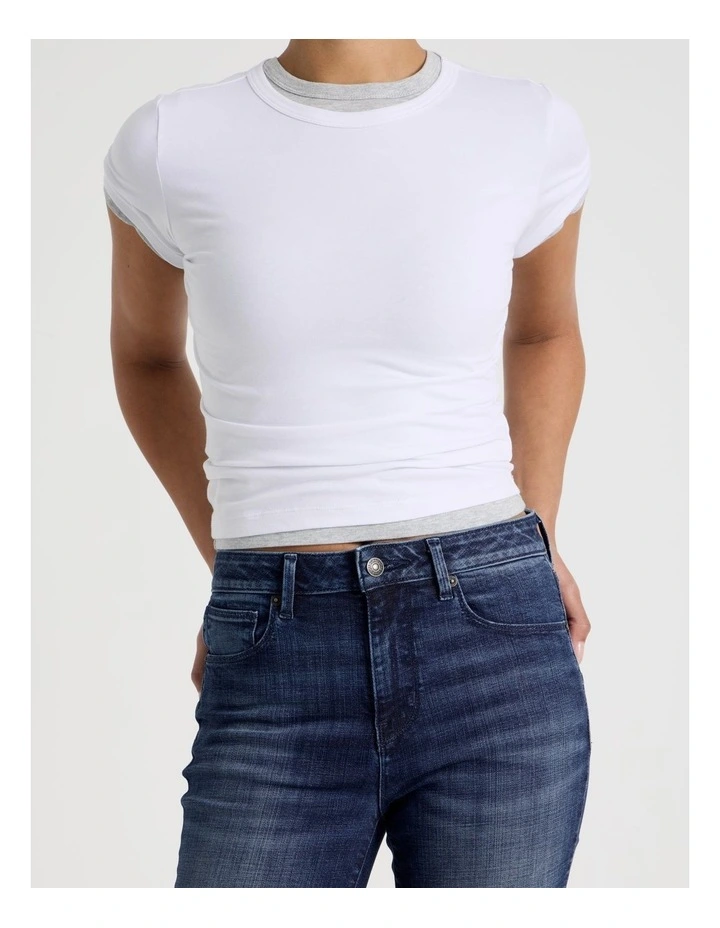 Sculpt Bootcut Mid Rise Jean in Medium Indigo image 4