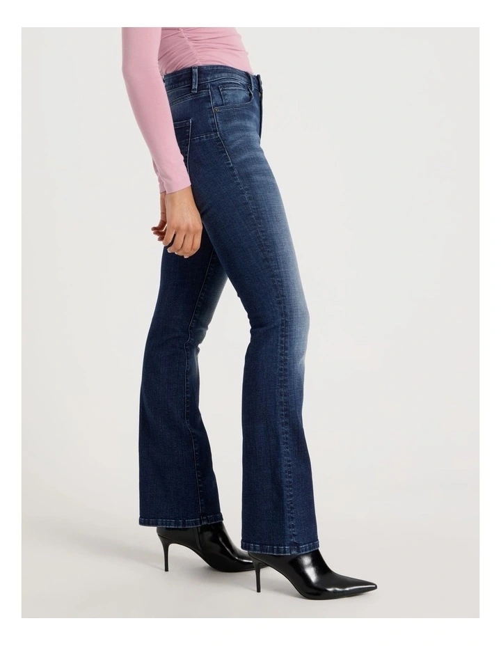 Sculpt Bootcut Mid Rise Jean in Medium Indigo image 5
