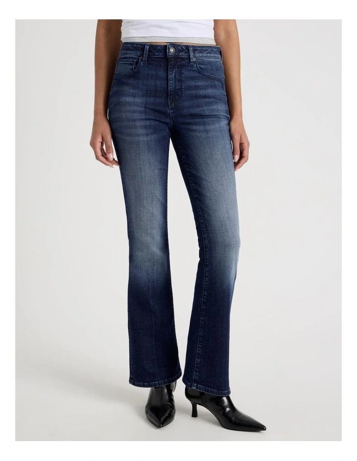 Sculpt Bootcut Mid Rise Jean in Medium Indigo image 5