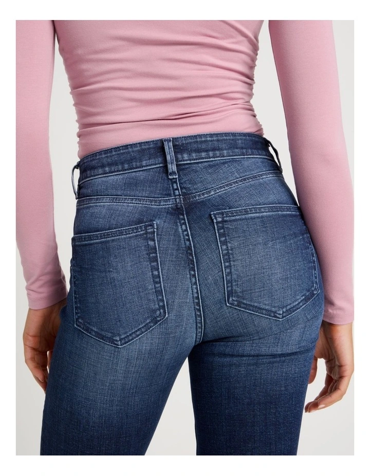 Sculpt Bootcut Mid Rise Jean in Medium Indigo image 7