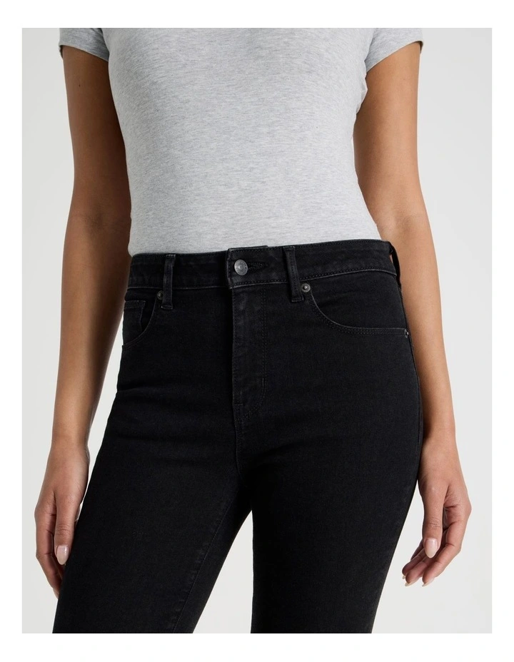 Sculpt Bootcut Mid Rise Jeans in Black image 3