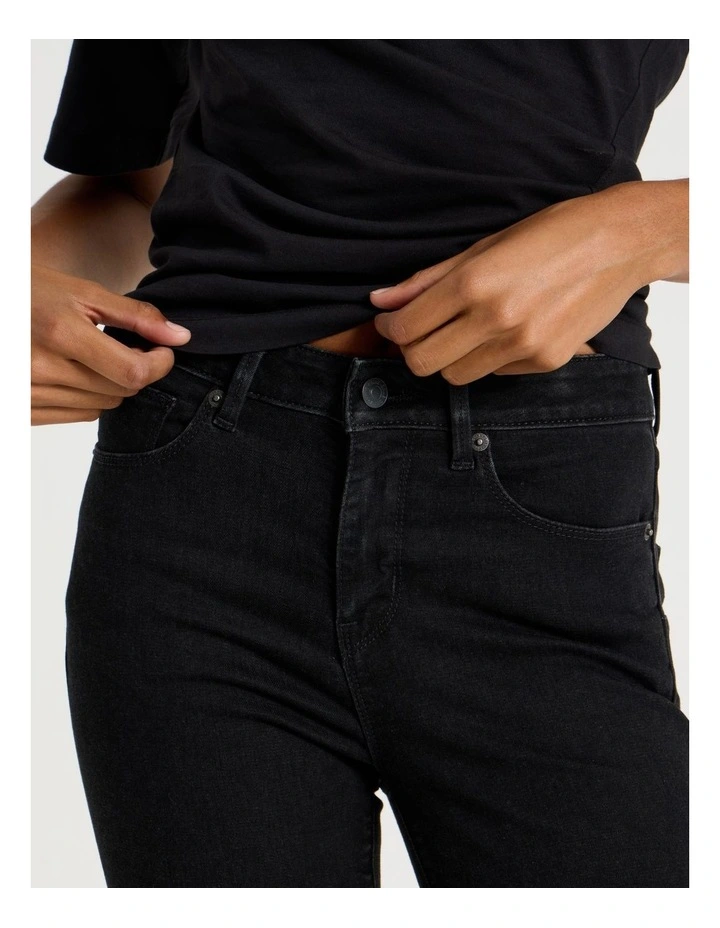 Sculpt Bootcut Mid Rise Jeans in Black image 3