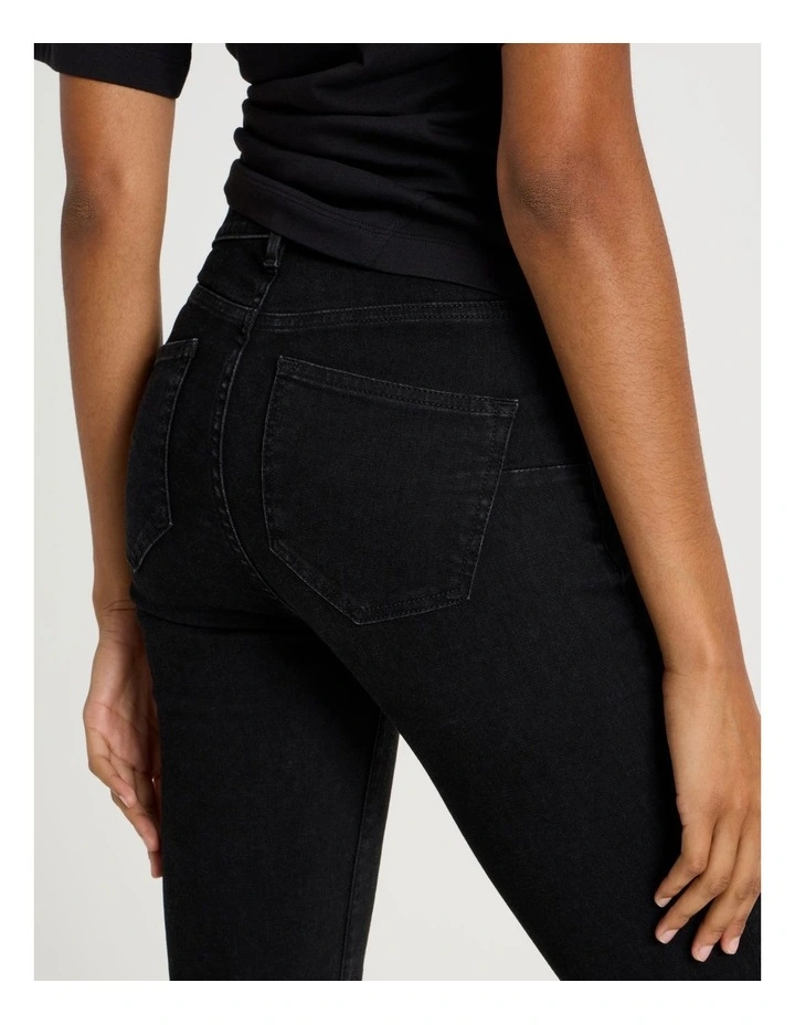 Sculpt Bootcut Mid Rise Jeans in Black image 4