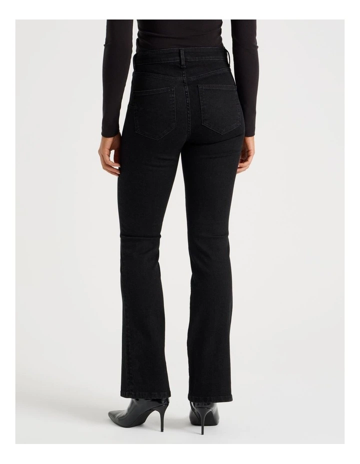 Sculpt Bootcut Mid Rise Jeans in Black image 6