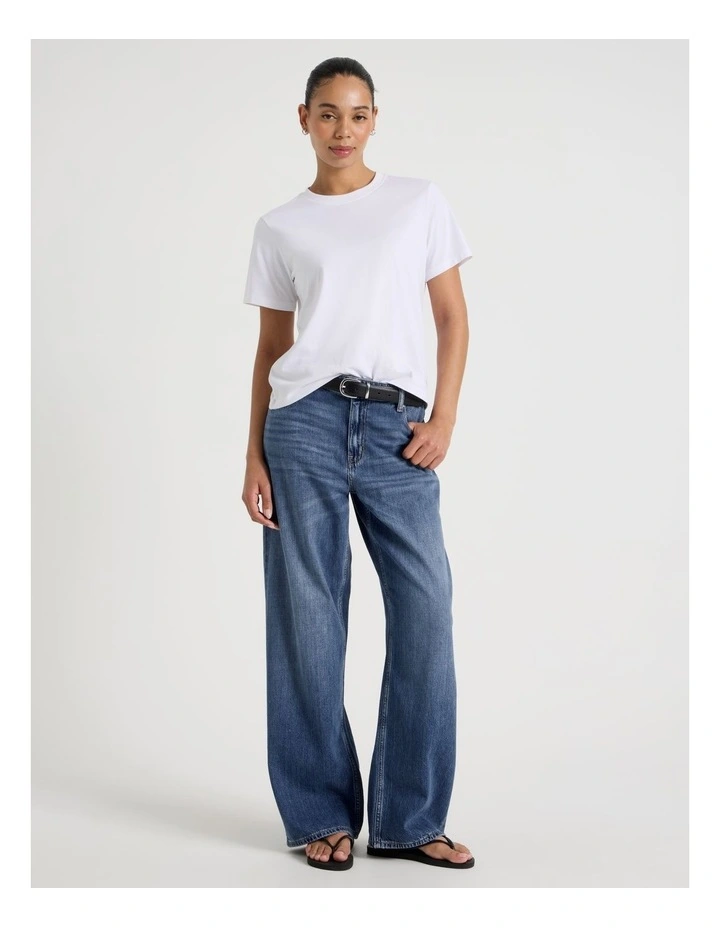 Relaxed Low Rise Jean In Medium Wash image 1