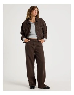 Relaxed Low Rise Jean in Hot Fudge
