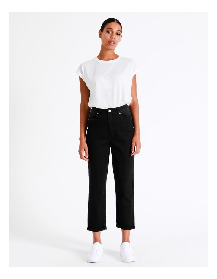 black straight leg jeans womens