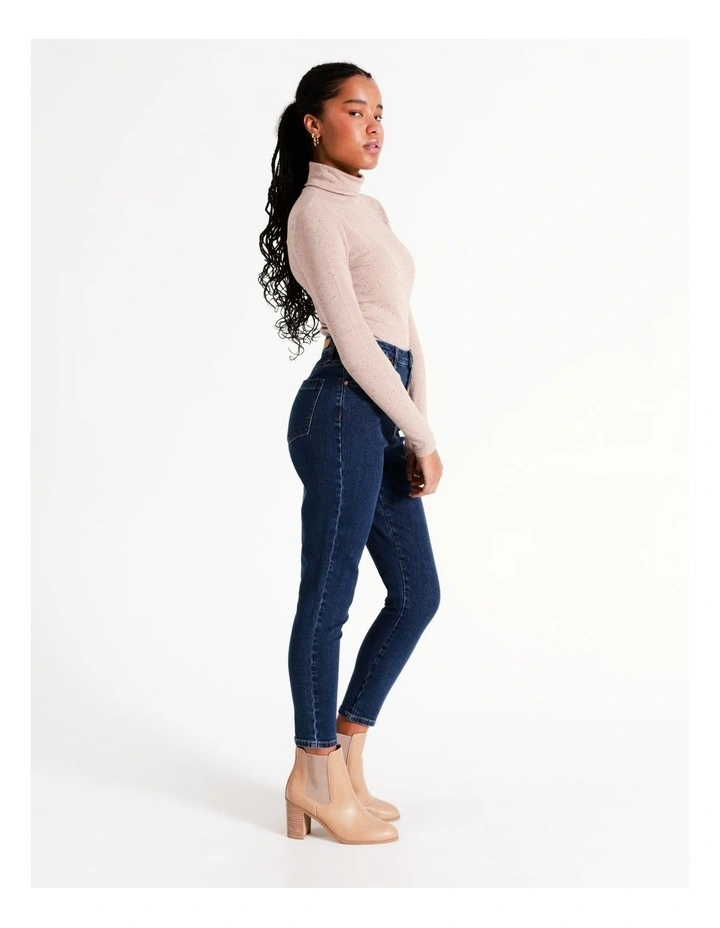Recycled Blend Olivia Petite Skinny Jean in Mid Blues image 5