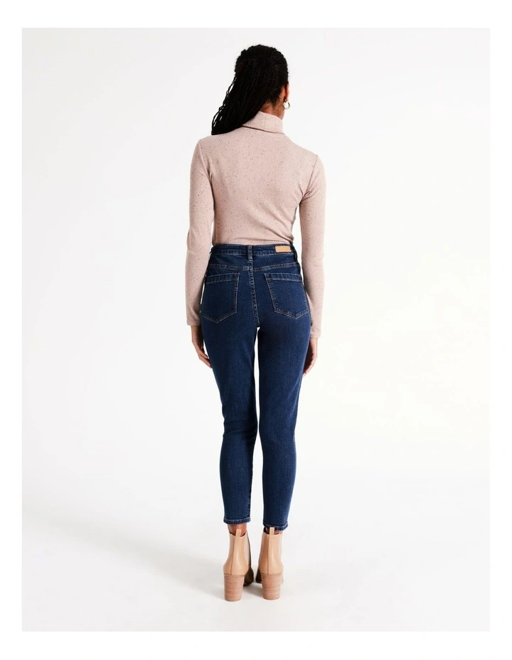 Recycled Blend Olivia Petite Skinny Jean in Mid Blues image 6