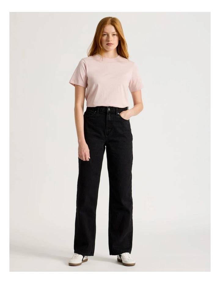 Crew Neck Tee in Lotus image 3