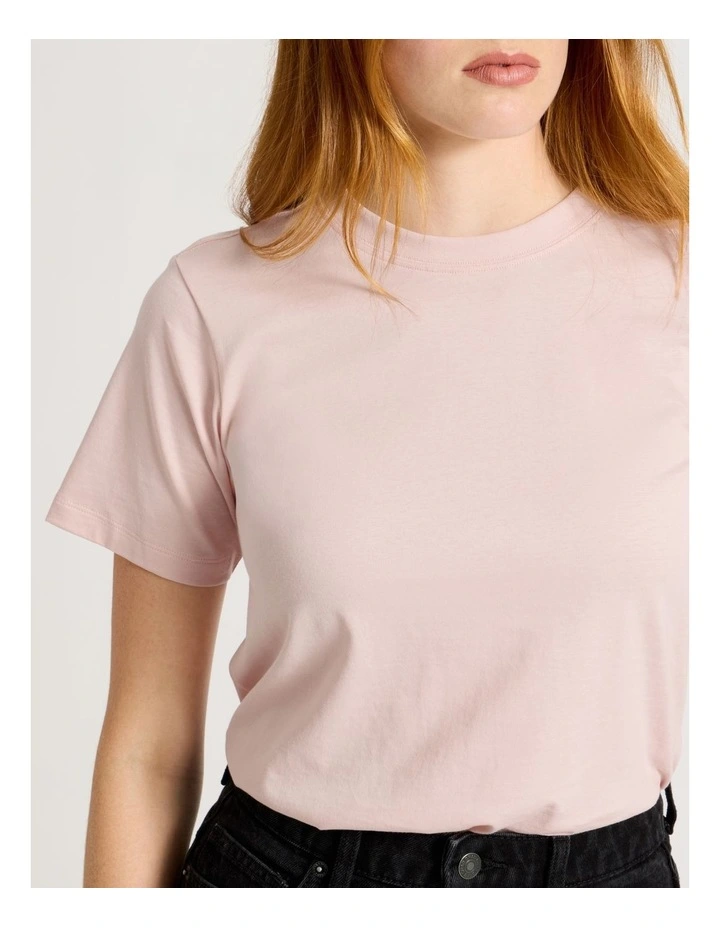 Crew Neck Tee in Lotus image 4