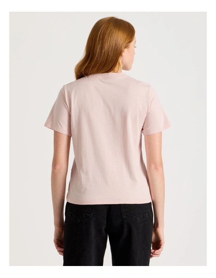 Crew Neck Tee in Lotus image 5