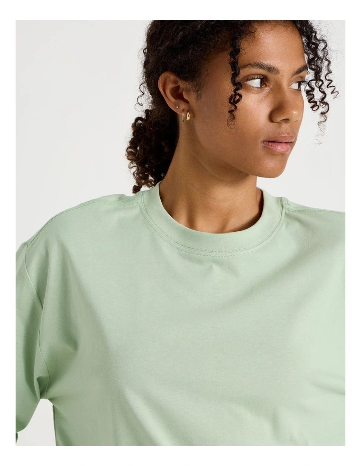 Bell Sleeve Tee in Smoke Green image 5