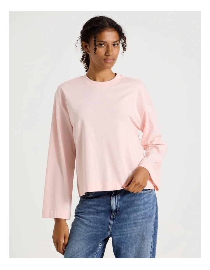 Bell Sleeve Tee in Lotus image 1