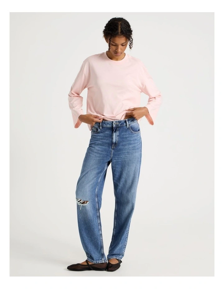 Bell Sleeve Tee in Lotus image 2