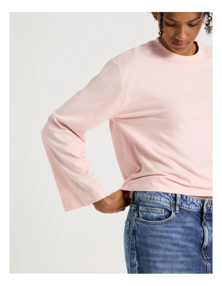 Bell Sleeve Tee in Lotus image 3