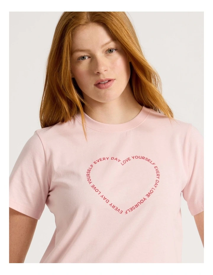 Regular Fit Graphic Tee in Lotus image 2