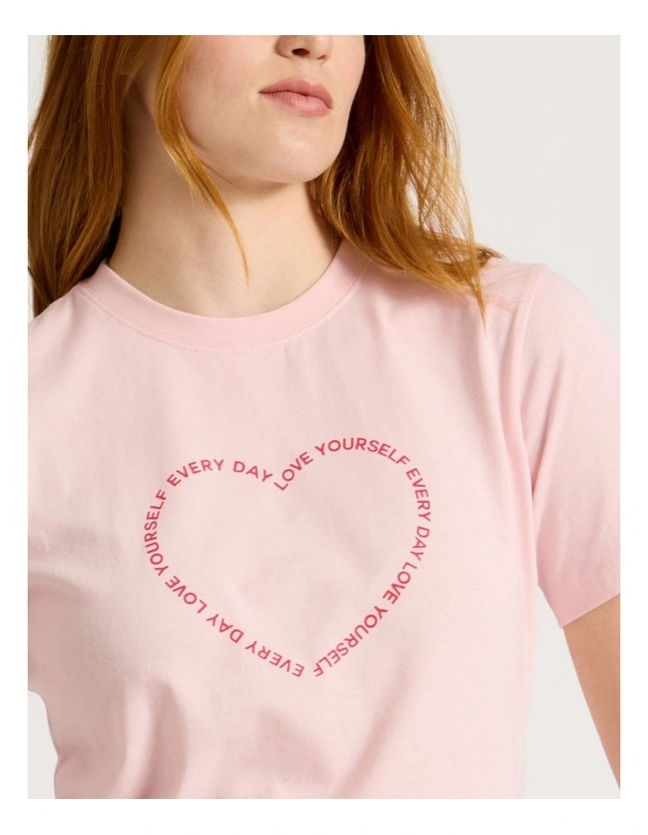 Regular Fit Graphic Tee in Lotus image 4