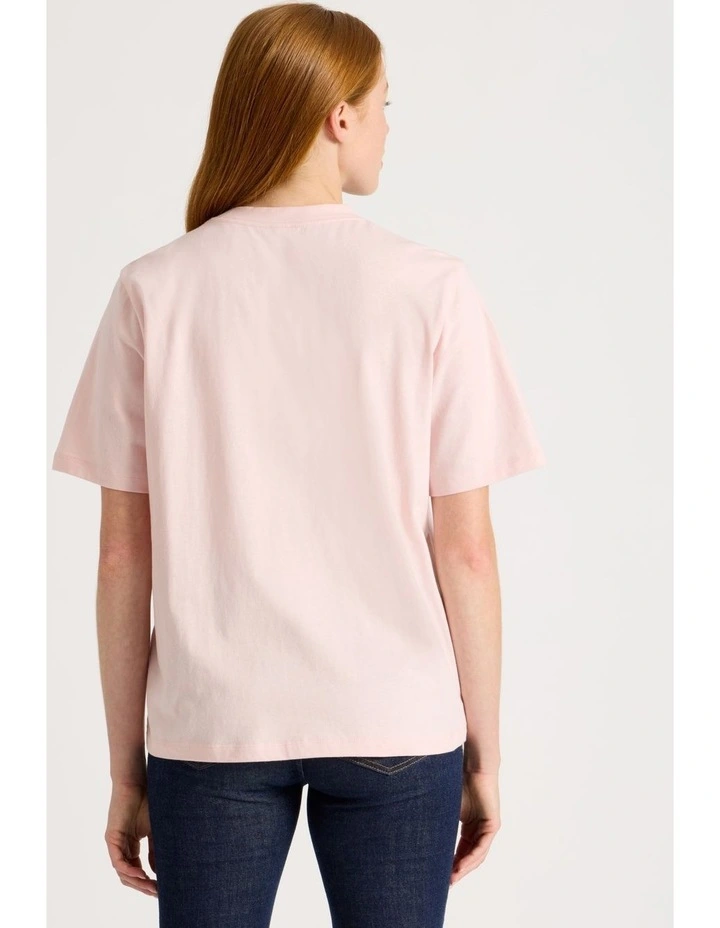 Loose Fit Graphic Tee in Lotus image 4